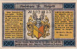 Deutschland 1 Mark Geldschein, Bockenem, Blason 1923-12-31, UNZ- Mehl:130.1 -