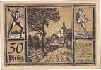 Deutschland 50 Pfennig Geldschein, Auma, village 1921-11-01, VZ+ Mehl:55.4a -