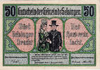 Deutschland 50 Pfennig Geldschein, Selsingen, blé 1923-01-01, UNZ- Mehl:1220.1 -