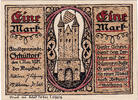Deutschland 1 Mark Geldschein, Schuttorf, château 1921-11-01, UNZ- Mehl:1202.1 -