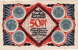 Deutschland 50 Pfennig Geldschein, Deutschland Bielefeld, 50 Pfennig personnage 1, 1921 UNZ- Mehl:103.5 -
