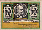 Deutschland 50 Pfennig Geldschein, Speicher, paysage, 1922 SS Mehl:1248.1 -