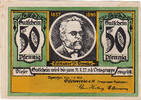 Deutschland 50 Pfennig Geldschein, Speicher, village, VZ+ Mehl:1248.1 -