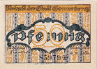 Deutschland 50 Pfennig Geldschein, Sonneberg, tour, UNZ- Mehl:1244.1a -