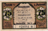 Deutschland 75 Pfennig Geldschein, Frose, Texte 1921-06-27, UNZ- Mehl:398.3a -