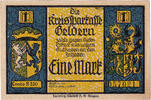 Deutschland 1 Mark Geldschein, Geldern, chevalier, UNZ-, Mehl:414.1a -
