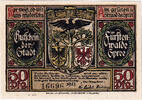 Deutschland 50 Pfennig Geldschein, Fürstenwalde, 50 Pfennig 1921, UNZ- Mehl:403.1a -
