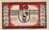 Deutschland 50 Pfennig Geldschein, Damme, prairie, UNZ-, Mehl:255.1a -