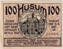 Deutschland 100 Pfennig Geldschein, Husum, Maison 1922-03-31, UNZ- Mehl:640.1a -