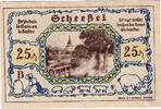 Deutschland 25 Pfennig Geldschein, Scheebel, Blason, 1921 UNZ- Mehl:1174.1a -