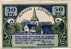 Deutschland 50 Pfennig Geldschein, Scheebel, Eglise 1922-03-31, VZ Mehl:1174.2 -