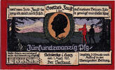 Deutschland 25 Pfennig Geldschein, Schierke, 25 Pfennig Forêt 1921-04-01 UNZ- Mehl:1179.1a -