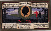 Deutschland 10 Pfennig Geldschein, Schierke, moulin, 1921 UNZ- Mehl:1179.1a -