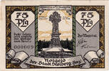 Deutschland 75 Pfennig Geldschein, Stolberg, village, VZ, Mehl:1273.2c -