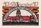 Deutschland 50 Pfennig Geldschein, Schoppenstedt, 50 Pfennig 1921 UNZ- Mehl:1199.1a -