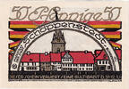 Deutschland 50 Pfennig Geldschein, Schoppenstedt, 50 Pfennig 1921 UNZ- Mehl:1199.1a -