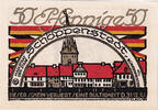 Deutschland 50 Pfennig Geldschein, Schoppenstedt, 50 Pfennig Blason 1921 UNZ- Mehl:1199.1a -