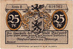Deutschland 25 Pfennig Geldschein, Belgard, Blason, VZ, Mehl:69.1a -
