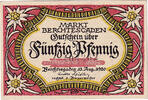 Deutschland 50 Pfennig Geldschein, Berchtesgaden, montagne 1920 UNZ- Mehl:76.2 -