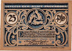 Deutschland 25 Pfennig Geldschein, Paderborn, roi 1920-03-01, UNZ- Mehl:P1.3b -