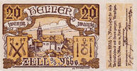 Österreich 20 Heller Geldschein, Zell a/d Ybbs 20 Heller Eglise 1920 UNZ- Mehl:FS 1272aC -