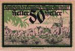 Österreich 50 Heller Geldschein, Enzersdorf, village 1920 UNZ- Mehl:FS 582a -