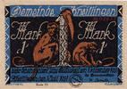 Deutschland 1 Mark Geldschein, Kneitlingen, singe 1921-11-01, UNZ- Mehl:710.1a -