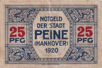 Österreich 25 Pfennig Geldschein, Peine, Maison 1920-06-03, SS Mehl:P 11.2a -