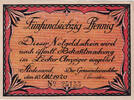 Deutschland 75 Pfennig Geldschein, Stedesand, cuisine, 1920 UNZ- Mehl:1259.1c -