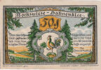 Deutschland 50 Pfennig Geldschein, Bockswiese, luge, 1922 UNZ- Mehl:131.1 -