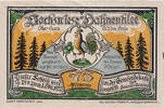 Deutschland 75 Pfennig Geldschein, Bockswiese, skieur 1922 UNZ- Mehl:131.1 -