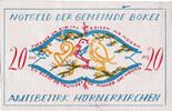 Deutschland 20 Pfennig Geldschein, Bokel, oiseau, 1921-12-31, UNZ- Mehl:135.1a -