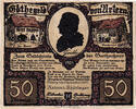 Deutschland 50 Pfennig Geldschein, Artern, personnage 3, UNZ-, Mehl:46.3 -