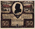 Deutschland 50 Pfennig Geldschein, Artern, personnage 4, UNZ-, Mehl:46.3 -