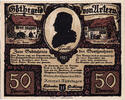 Deutschland 50 Pfennig Geldschein, Artern, personnage 5, UNZ-, Mehl:46.3 -