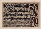 Deutschland 50 Pfennig Geldschein, Aschersleben, place, 1921 UNZ- Mehl:50.3 -