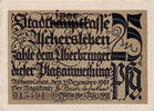 Deutschland 25 Pfennig Geldschein, Aschersleben, marais, 1921 UNZ- Mehl:50.6 -