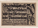 Deutschland 50 Pfennig Geldschein, Aschersleben, 50 Pfennig personnage 1921 UNZ- Mehl:50.6 -