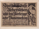 Deutschland 75 Pfennig Geldschein, Aschersleben 75 Pfennig, personnage 1921 UNZ- Mehl:50.6 -
