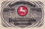 Deutschland 50 Pfennig Geldschein, Braunschweig, 50 Pfennig1923 UNZ- Mehl:155.3a -