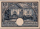 Deutschland 10 Pfennig Geldschein, Stützerbach, Maison, UNZ- Mehl:1287.3 -