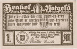 Deutschland 1 Mark Geldschein, Brakel, rue, 1922-03-01, UNZ-, Mehl:150.1 -