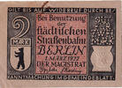 Deutschland 2 Mark Geldschein, Berlin, route, 1922-03-01, VZ, Mehl:92.3 -