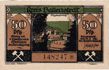 Deutschland 50 Pfennig Geldschein, Ballenstedt, jardin, 1921 UNZ- Mehl:60.1a -