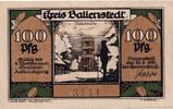 Deutschland 100 Pfennig Geldschein, Ballenstedt, neige, 1921 UNZ- Mehl:61.1a -