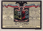Deutschland 25 Pfennig Geldschein, Stedesand, ferme 1920 UNZ- Mehl:1259.1a -