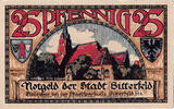 Deutschland 25 Pfennig Geldschein, Bitterfeld, Eglise, UNZ-, Mehl:111.1 -