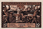 Deutschland 50 Pfennig Geldschein, Bitterfeld, gare, 1921 UNZ- Mehl:111.3 -