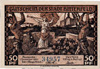 Deutschland 50 Pfennig Geldschein, Bitterfeld, Mine, UNZ-, Mehl:111.3 -