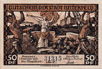 Deutschland 50 Pfennig Geldschein, Bitterfeld, Mineurs, UNZ-, Mehl:111.3 -